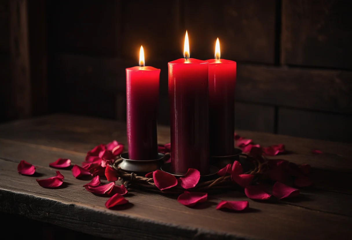 Candles were source of light in the past