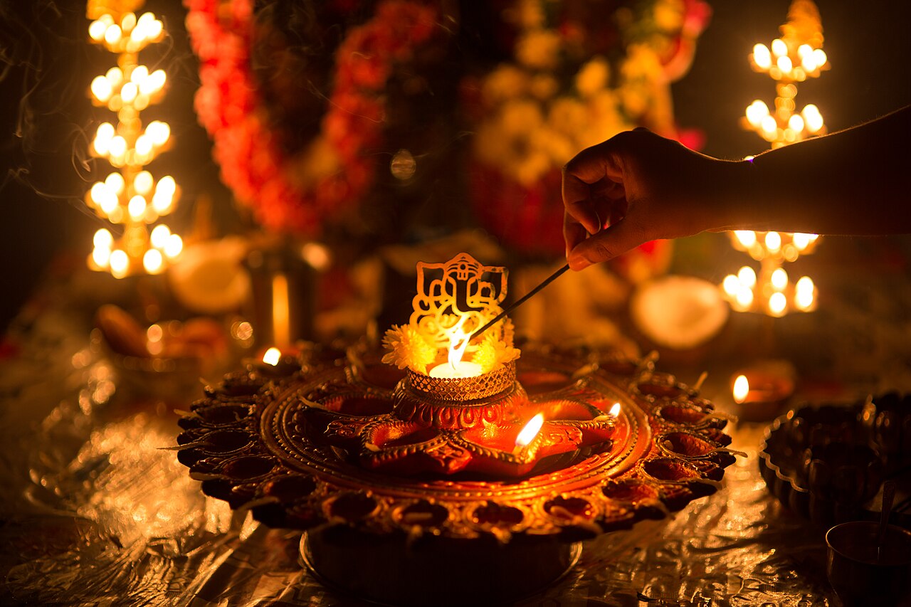 Lighting incense!