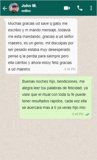 Testimonios