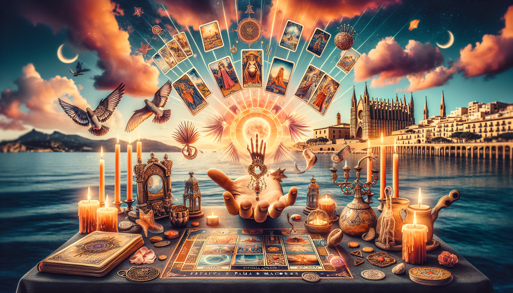 ### **Lectura de Tarot en Palma de Mallorca – Respuestas Espirituales** ¿Alguna vez te has encontrado en un momento de confusión, buscando respuestas sobre tu futuro? Imagínate por un instante sentado en un acogedor rincón, con la suave brisa mediterránea acariciándote mientras exploras los misterios del tarot. Esta experiencia no solo es transformadora, sino que también puede proporcionarte claridad y guía en los momentos más inciertos de tu vida. En este artículo, descubrirás cómo la lectura de tarot en Palma de Mallorca puede servirte como una poderosa herramienta espiritual para encontrar respuestas que tal vez no sabías que necesitabas. Te invito a seguir leyendo y sumergirte en el fascinante mundo del tarot. ### **¿Qué es la Lectura de Tarot?** La lectura de tarot es mucho más que una simple predicción; es un viaje introspectivo hacia el autoconocimiento. Consiste en interpretar un conjunto de cartas que reflejan aspectos de tu vida, pensamientos y emociones. Cada carta, desde 'El Loco' hasta 'La Estrella', tiene su propio simbolismo y puede proporcionar información valiosa sobre diferentes áreas de tu vida. Por ejemplo, 'La Muerte' no es un mal presagio, sino un símbolo de transformación y nuevos comienzos. La lectura de tarot te permite ver más allá de la superficie y explorar las energías que te rodean. ### **Historias que Inspiran Confianza** Tomemos el caso de Laura, quien llegó a nuestra consulta sintiéndose perdida después de una ruptura. A través de las cartas, descubrimos patrones de comportamiento que le impedían avanzar. Después de analizar sus miedos y anhelos, Laura comenzó a tomar decisiones más alineadas con su auténtico ser. Hoy, está en una relación saludable y ha recuperado su pasión por la vida. Otra historia es la de Roberto, un emprendedor que enfrentaba una gran incertidumbre en su negocio. Su lectura de tarot reveló obstáculos ocultos y talentos inexplorados. Con esta nueva perspectiva, Roberto ajustó su enfoque y ahora su empresa está prosperando. Estas historias son solo ejemplos de cómo el tarot puede proporcionar respuestas profundas y empoderadoras. ### **Beneficios de la Lectura de Tarot** Al optar por una consulta de tarot en Palma de Mallorca, puedes esperar una serie de beneficios transformadores: - **Claridad en tus emociones:** Comprender lo que realmente sientes te ayudará a tomar mejores decisiones. - **Guía espiritual:** Obtén orientación sobre tus relaciones, carrera y crecimiento personal. - **Empoderamiento:** La lectura te permite tomar control sobre tu vida y destino. - **Autoconocimiento:** Descubre tus verdaderos deseos y bloqueos, lo que te da una mayor comprensión de ti mismo. - **Nuevas perspectivas:** Las cartas pueden ofrecerte enfoques diferentes a problemas que te parecían insuperables. ### **Transforma Tu Vida Hoy** No dejes que la incertidumbre nuble tu camino. La lectura de tarot puede ser el primer paso hacia la claridad y el empoderamiento que has estado buscando. Actualmente ofrecemos una consulta de tarot personalizada y completamente gratis. ¿Por qué esperar más? ¡Escríbenos ahora mismo y empodérate para transformar tu vida! [Haz clic aquí para hablar con nosotros por WhatsApp](https://wa.me/573024627348/?text=Hola!Quisierarealizarunaconsulta.). ### **Preguntas Frecuentes sobre la Lectura de Tarot** ❓ **¿Cuánto tiempo dura una consulta de tarot?** 💡 Nuestras consultas suelen tener una duración de entre 20 y 30 minutos, lo que permite un análisis profundo y respuesta a tus preguntas. ❓ **¿Es seguro usar el tarot?** 💡 Por supuesto. Siempre y cuando la lectura sea realizada por un experto que respete tu espacio y bienestar espiritual. ❓ **¿Qué debo preparar para una sesión de tarot?** 💡 No es necesario preparar nada especial. Solo ven con una mente abierta y algunas preguntas que te gustaría explorar. ❓ **¿Puedo hacer preguntas específicas?** 💡 Sí, te animamos a que prepares las preguntas que te inquieten más. Esto asegurará que obtengas la mayor claridad posible. ❓ **¿El tarot tiene una base científica?** 💡 Aunque el tarot no está basado en la ciencia tradicional, muchas personas encuentran valor real en los insights y reflexiones que ofrece. ### **Tu Oportunidad Está Aquí** La vida está llena de incertidumbres, pero eso no significa que debas afrontarlas solo. La lectura de tarot en Palma de Mallorca puede proporcionarte insights valiosos que transformen cada desafío en una oportunidad. No dejes pasar esta oportunidad. ¡Contáctanos ahora mismo y comienza tu viaje hacia la claridad y el empoderamiento! [Escríbenos por WhatsApp y da ese primer paso](https://wa.me/573024627348/?text=Hola!Quisierarealizarunaconsulta.). Explora el mundo del tarot y descubre las respuestas espirituales que has estado buscando. Tu futuro te espera.